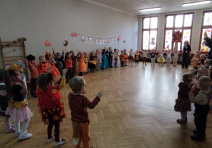 Grupa I i II podczas Balu Jesieni