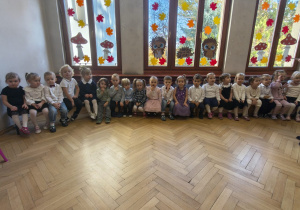 Dzieci z grupy I przed uroczystością