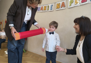 Moment pasowania na przedszkolaka