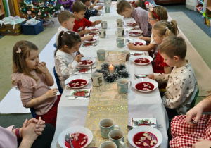 obiad wigilijny w grupie IV