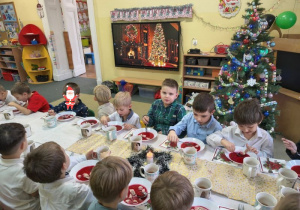 obiad wigilijny w grupie IV