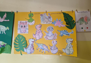 prace plastyczne dzieci z grupy V